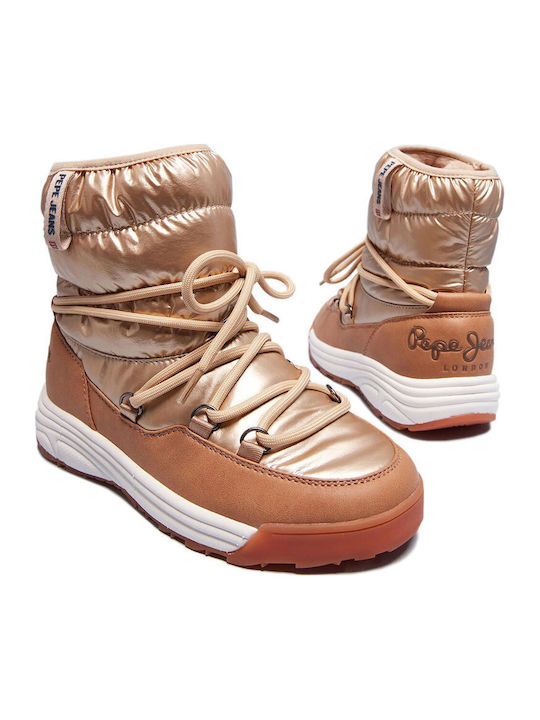 Jarvis Puff Kinderstiefel Schnee Gold