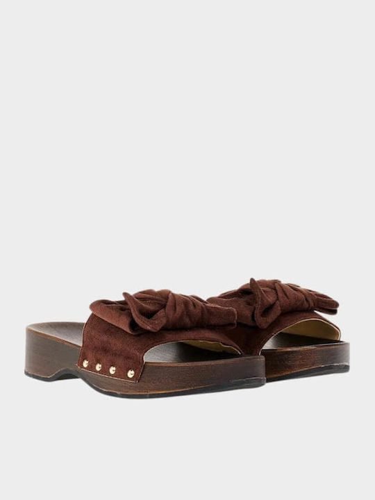 Women's Flat Sandals Flatforms Brown