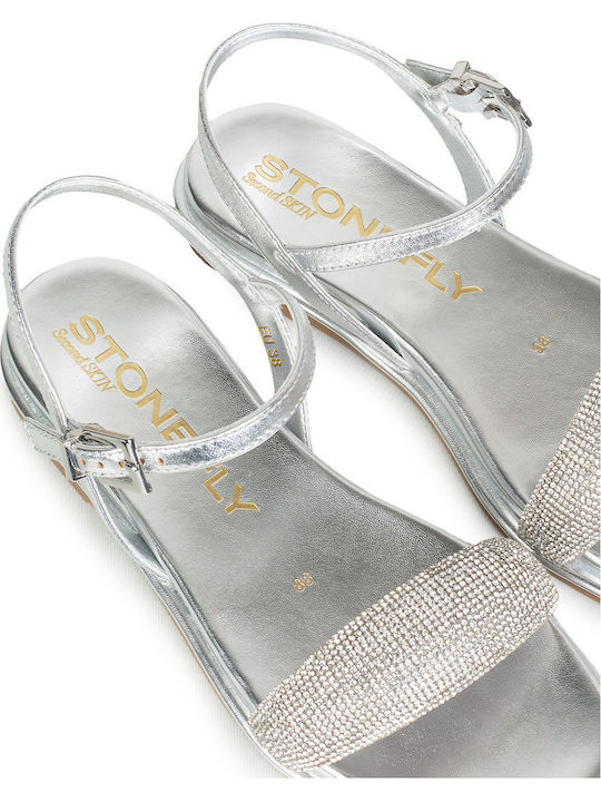 Women's Flat Sandals Silver