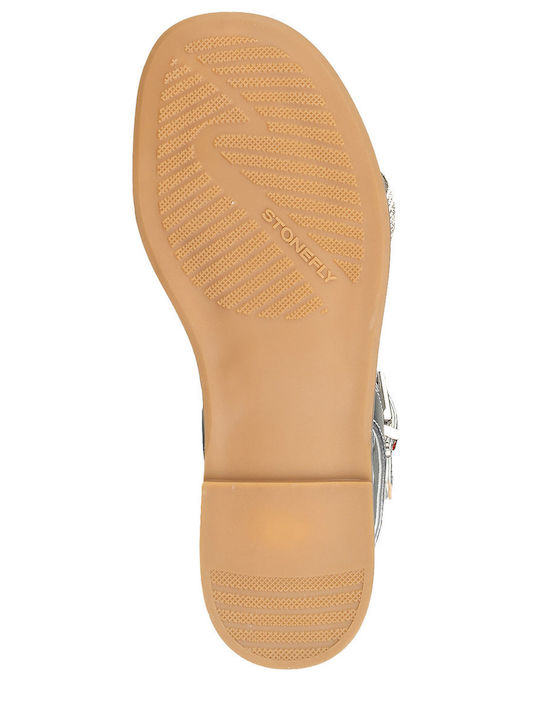 Women's Flat Sandals Silver