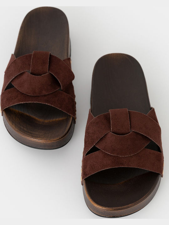 Women's Flat Sandals Brown