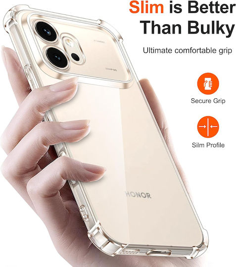 Techsuit Shockproof Clear Silicone Honor 600 Pro Clear
