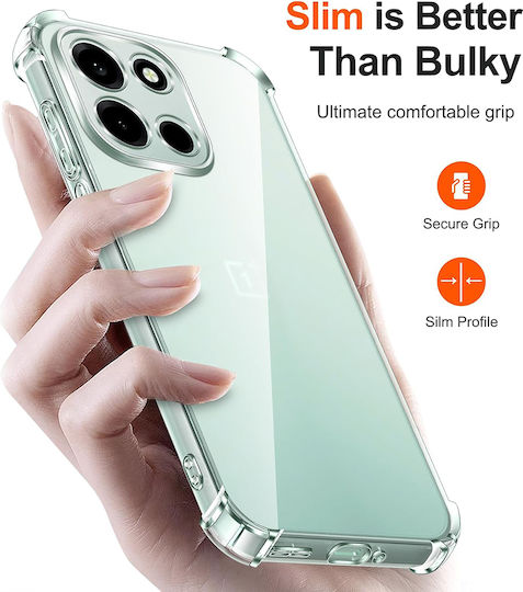 Techsuit Shockproof Clear Silicone Oneplus Nord 6 Clear