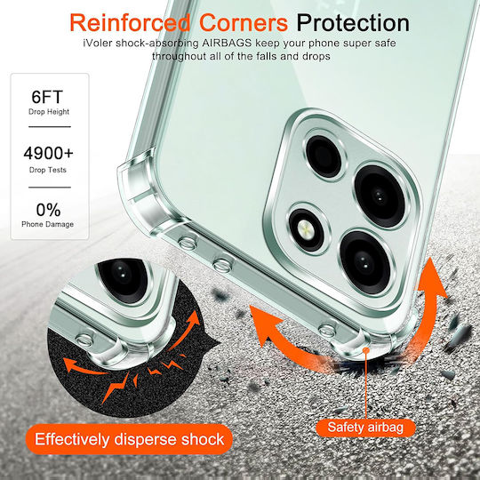 Techsuit Shockproof Clear Silicone Oneplus Nord 6 Clear