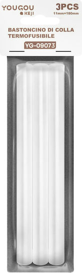 Avizar Pack 5 Hot Melt Glue Sticks 11 X 180 Mm Stick Format White