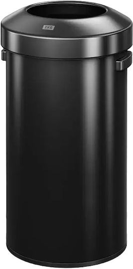 Eko Πλαστικός Κάδος Ανακύκλωσης 90lt Μαύρος