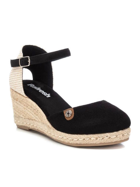 Summer Women's Platform Espadrilles Style Black