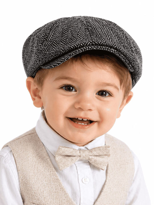 TakTakBaby Kids' Fabric Beret Hat Black