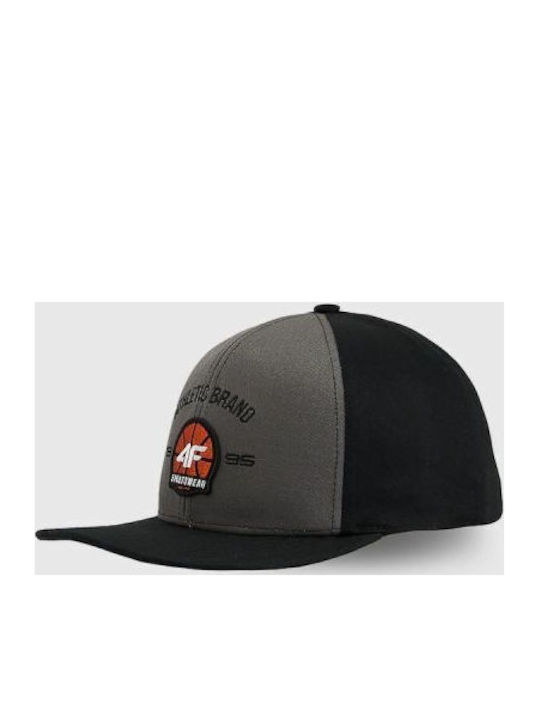 4F Kinderhut Jockey Stoff Schwarz