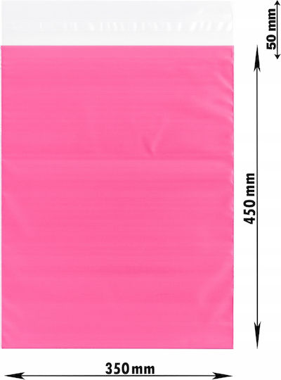 Pink Courier Bags C3 350x450mm 1000 Pcs