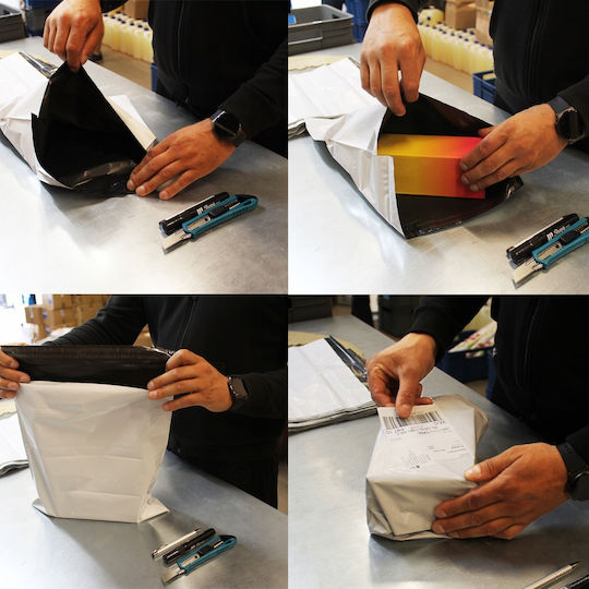 White Courier Bags Xl 500x600mm 500 Pcs