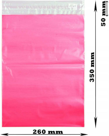 Pink Courier Bags B4 260x350mm 100 Pcs
