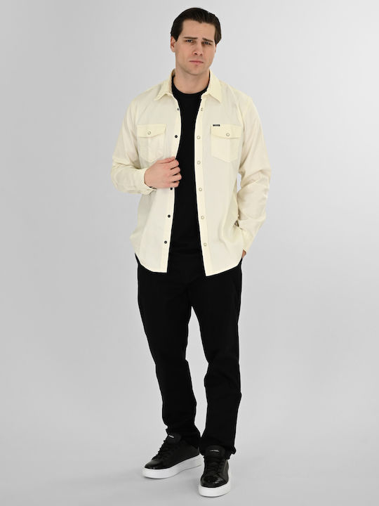 Rebase Τζιν Πουκάμισο Off White