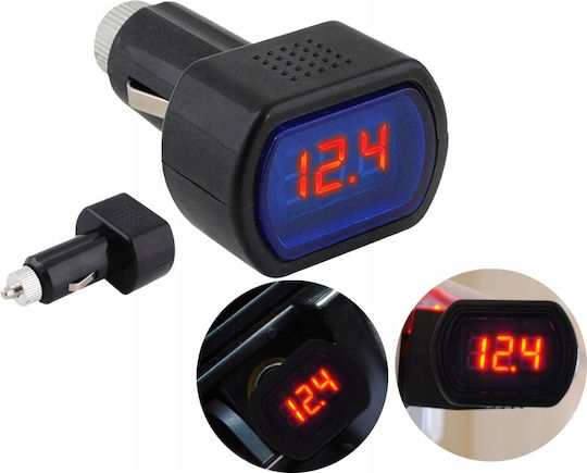 Instrument Digital Voltmetru Auto Pentru Montare la Bricheta