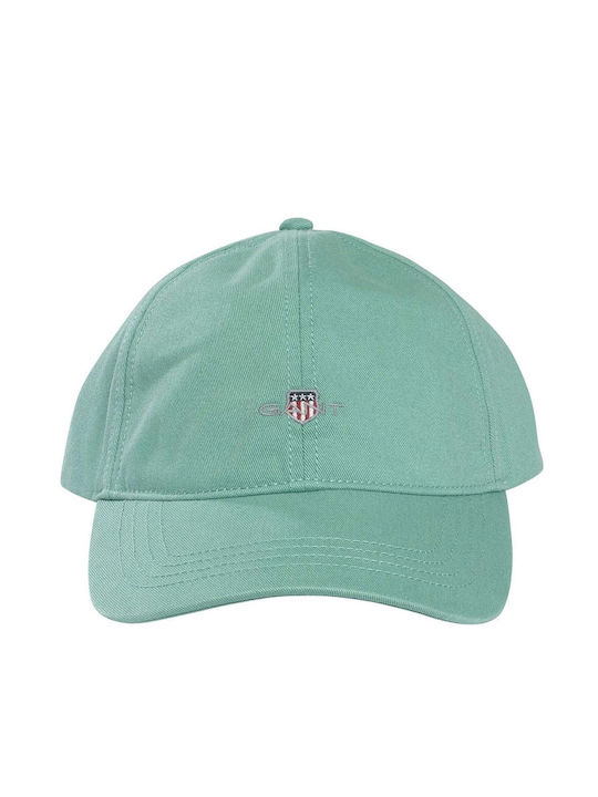 Gant Shield Cotton Twill Cap Muted Turquoise