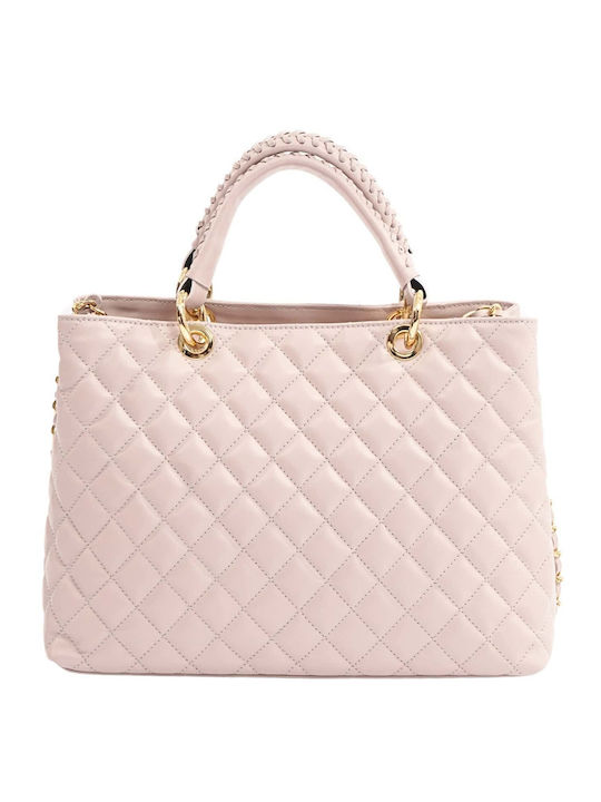 Leather Women's Shoulder Bag Taupe