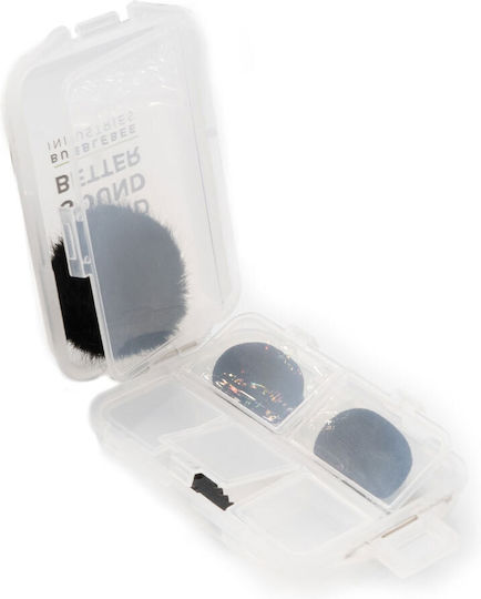 Bubblebee Fur Microphone Windscreen ME 2-II Black