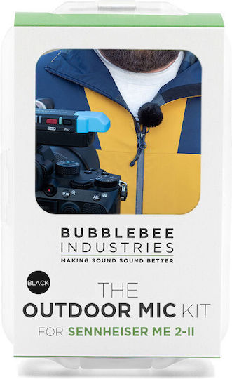 Bubblebee Fur Microphone Windscreen ME 2-II Black