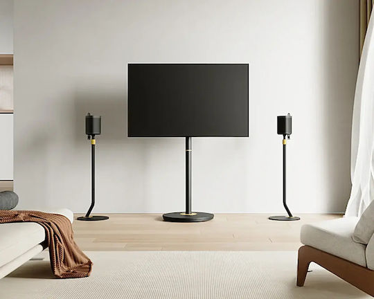 Fitueyes Speaker Stands Floor (Pair) in Black Colour