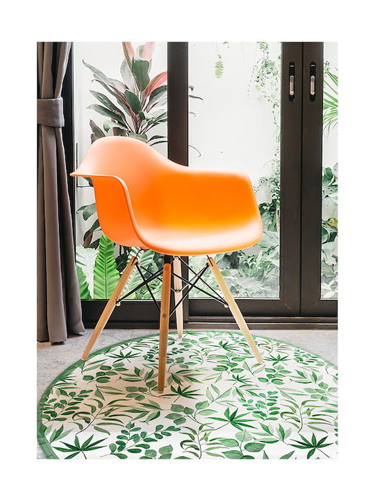 Tulup Round Green Rug Φ50cm
