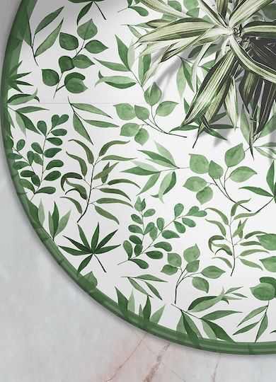 Tulup Round Green Rug Φ50cm