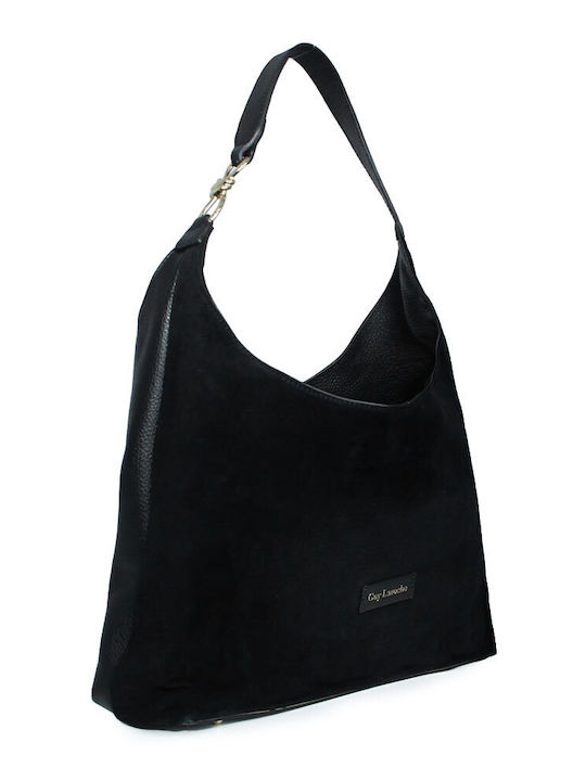 Leather Women's Shoulder Bag Black