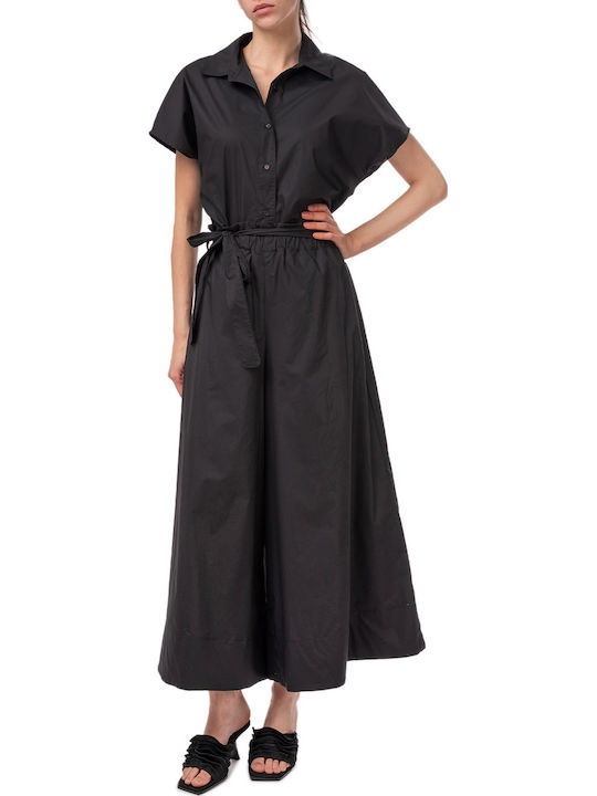 Damen Stoffhose Schwarz