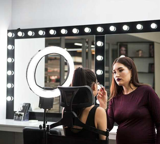 Maxy Friseursalon- und Spa-Stühle für Make-up Schwarze mit höhenverstellbarer Funktion