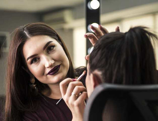 Maxy Friseursalon- und Spa-Stühle für Make-up Schwarze mit höhenverstellbarer Funktion