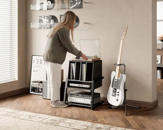 Fitueyes Rack Επιπέδων Μαύρο 54.61x57.912x77.978cm