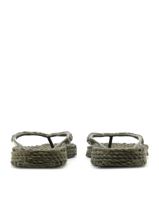 Flip Flops In Khaki Colour