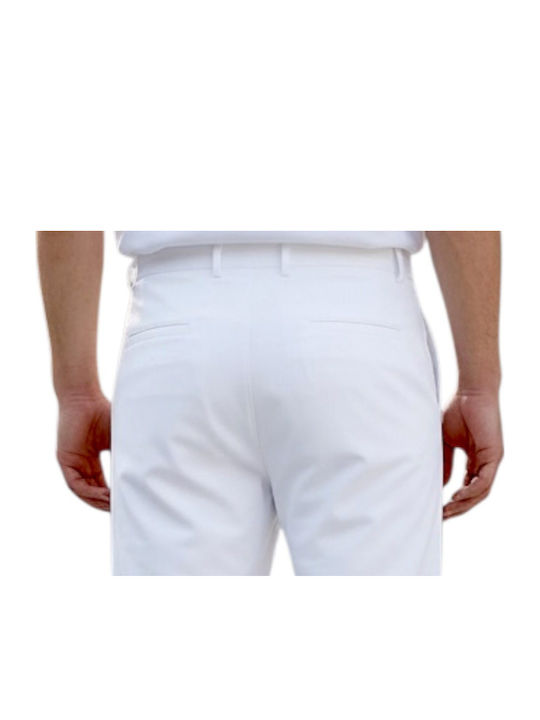 Pantaloni Bărbați Albi