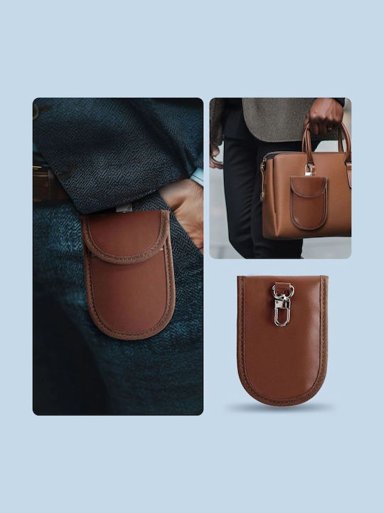 Tech-protect Klr100 Rfid Blocking Car Key Case Brown