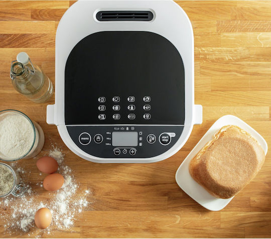 Tefal Pain Dore Mașină de pâine cu o putere de 720W și o capacitate de 1000gr cu 12 programe