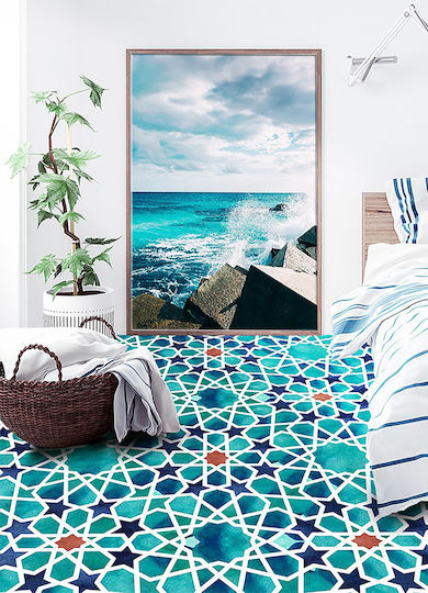 Tulup Covor Rectangular Turcoaz 140x210cm