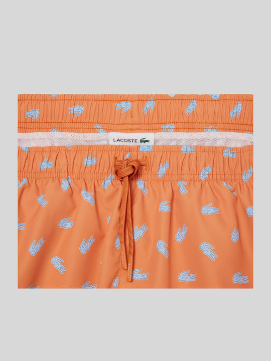 Men's Swim Shorts Yellow with Patterns
