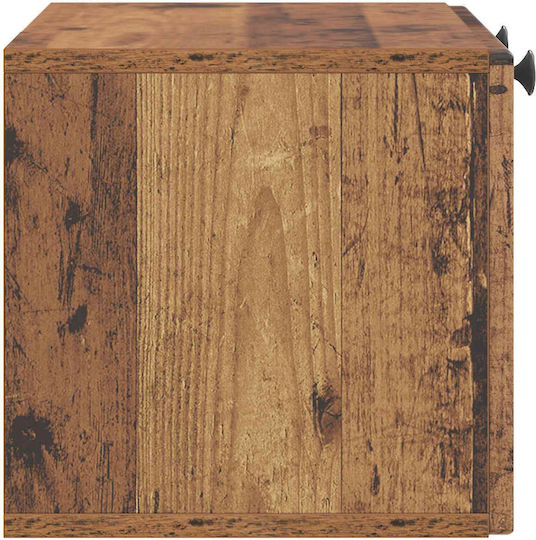 TV Stand Metal Aged Wood L59.5xW31xH30cm