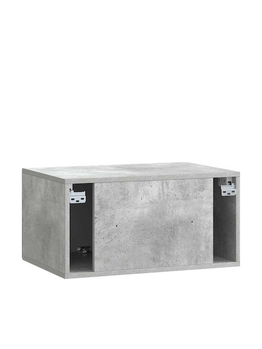 Έπιπλο Τηλεόρασης Μεταλλικό Γκρι Μ59.5xΠ41xΥ30cm