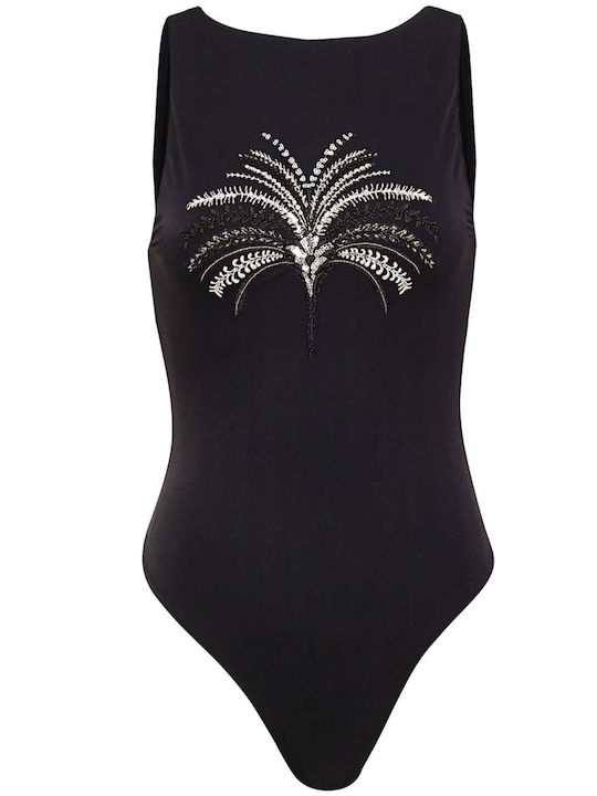 Black One Piece Swimsuit