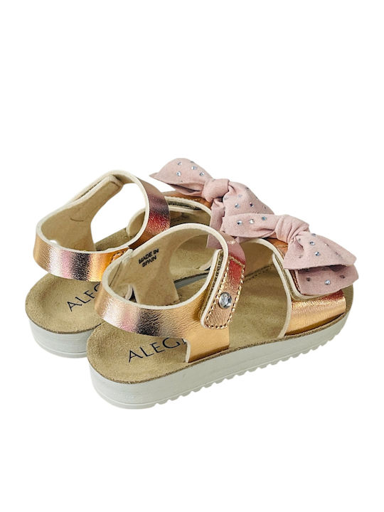 Kids' Anatomic Gold Sandals