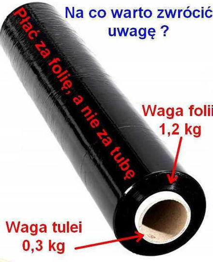 Stretch Film Handheld 1.5 Kg Gross 50cm 23µ 6 Pcs