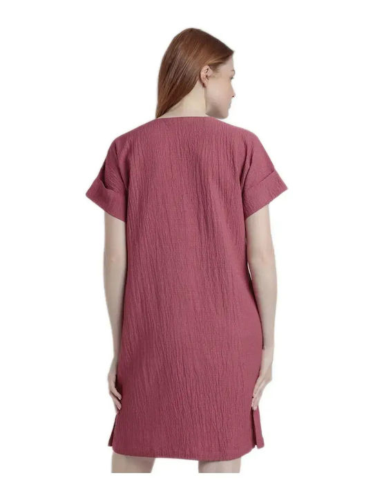 Admas Damenbademode Kurzes Strandkleid Dunkles Saurer Apfel