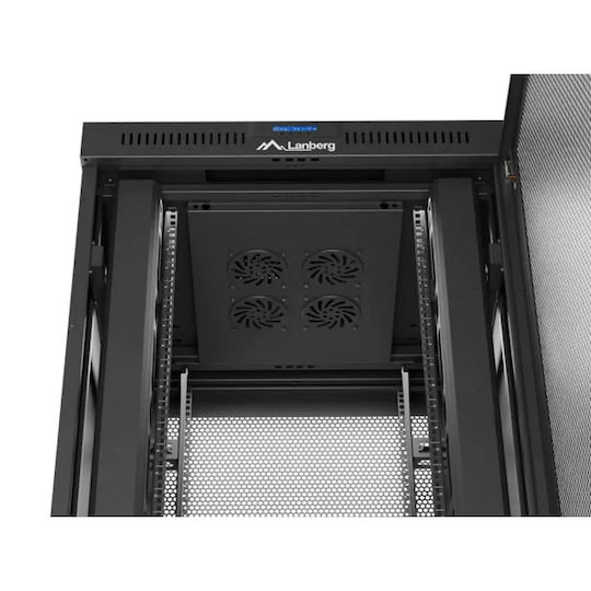 Lanberg Επιδαπέδια Καμπίνα Rack 19U Μαύρο