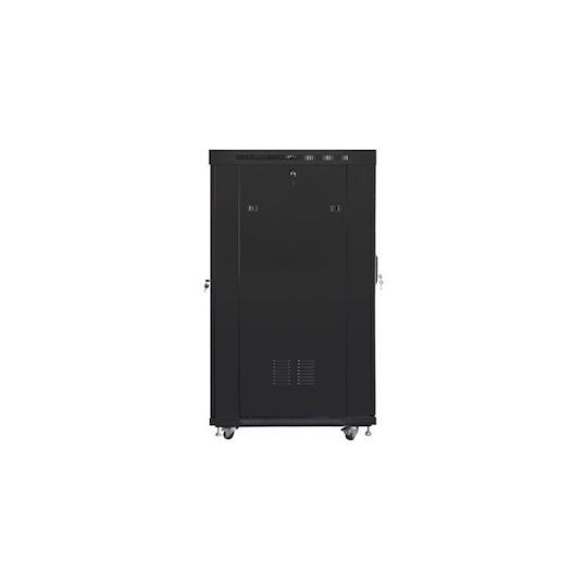 Lanberg Flat Pack Подова Рак Стойка 19U Черна FF01-8022-23BL