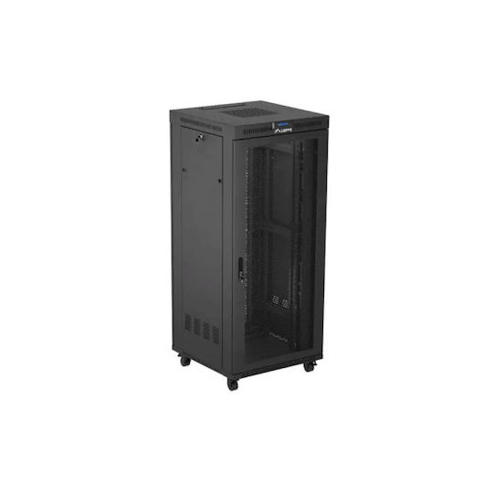 Lanberg Επιδαπέδια Καμπίνα Rack 19U Μαύρο