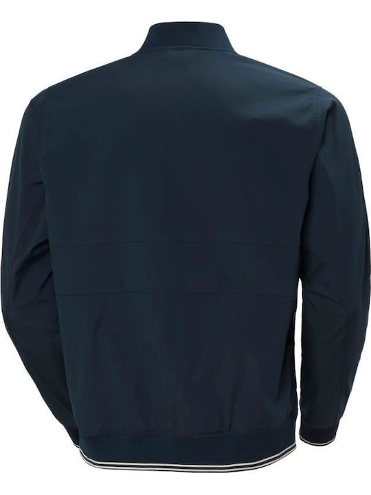 Marine Bomber Jacket Waterproof Navy Blue