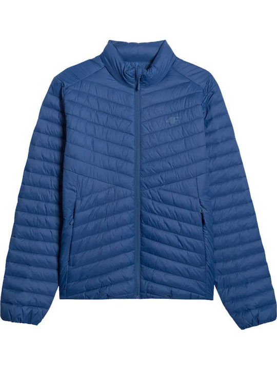Μπουφάν Puffer Αδιάβροχο και Αντιανεμικό Navy Blue