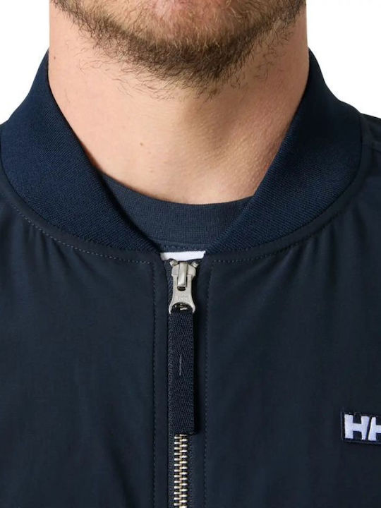 Marine Bomber Jacket Waterproof Navy Blue