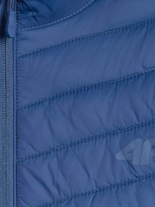 Μπουφάν Puffer Αδιάβροχο και Αντιανεμικό Navy Blue