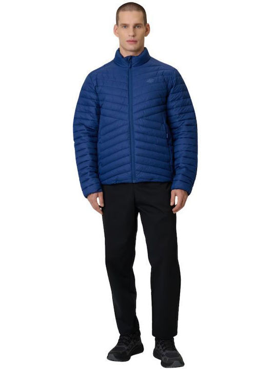 Μπουφάν Puffer Αδιάβροχο και Αντιανεμικό Navy Blue